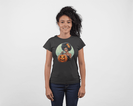 Vintage Halloween Beauty Women's Favorite Tee - Spooky Chic! 🎃✨ - Whippie's