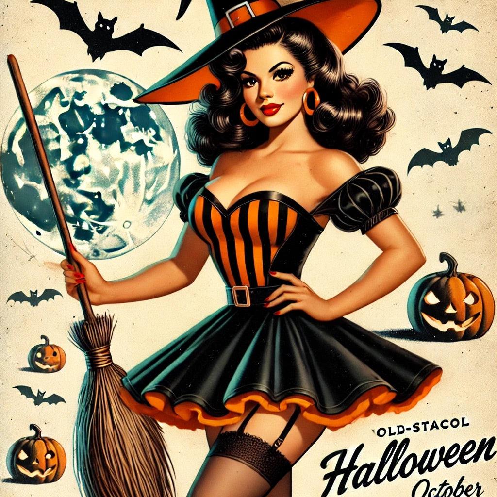 Bewitching Retro Women's Favorite Tee - Fly High, Witchy Woman! 🧙♀️🌙 - Whippie's