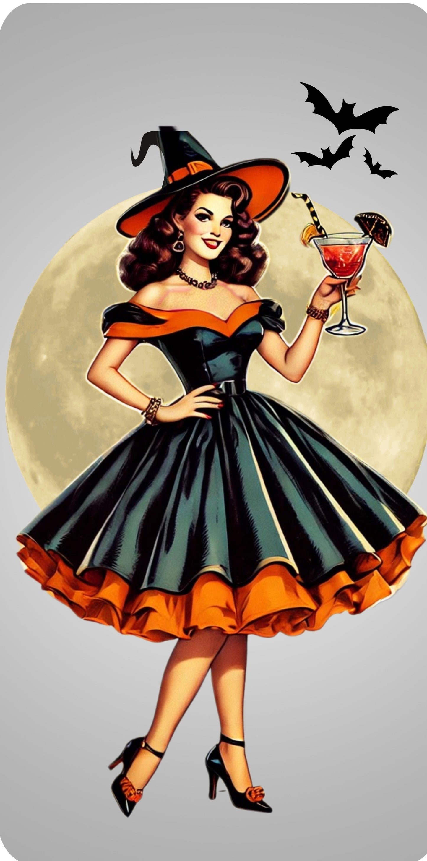 Bewitching Glamour Women's Favorite Tee - A Retro Halloween Dream 🍸✨ - Whippie's