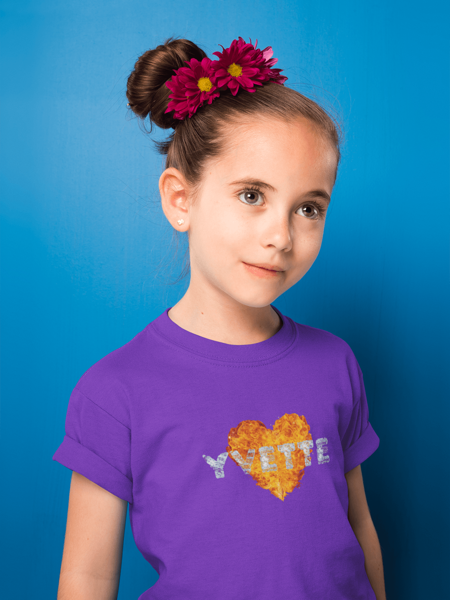 Fire & Ice Name Youth Softstyle T-Shirt - A Fiery and Cool Combo 🔥❄️ - Personalizable - Whippie's