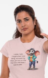 "I Came, I Saw..." Mom Brain - Women's Tee - Whippie's