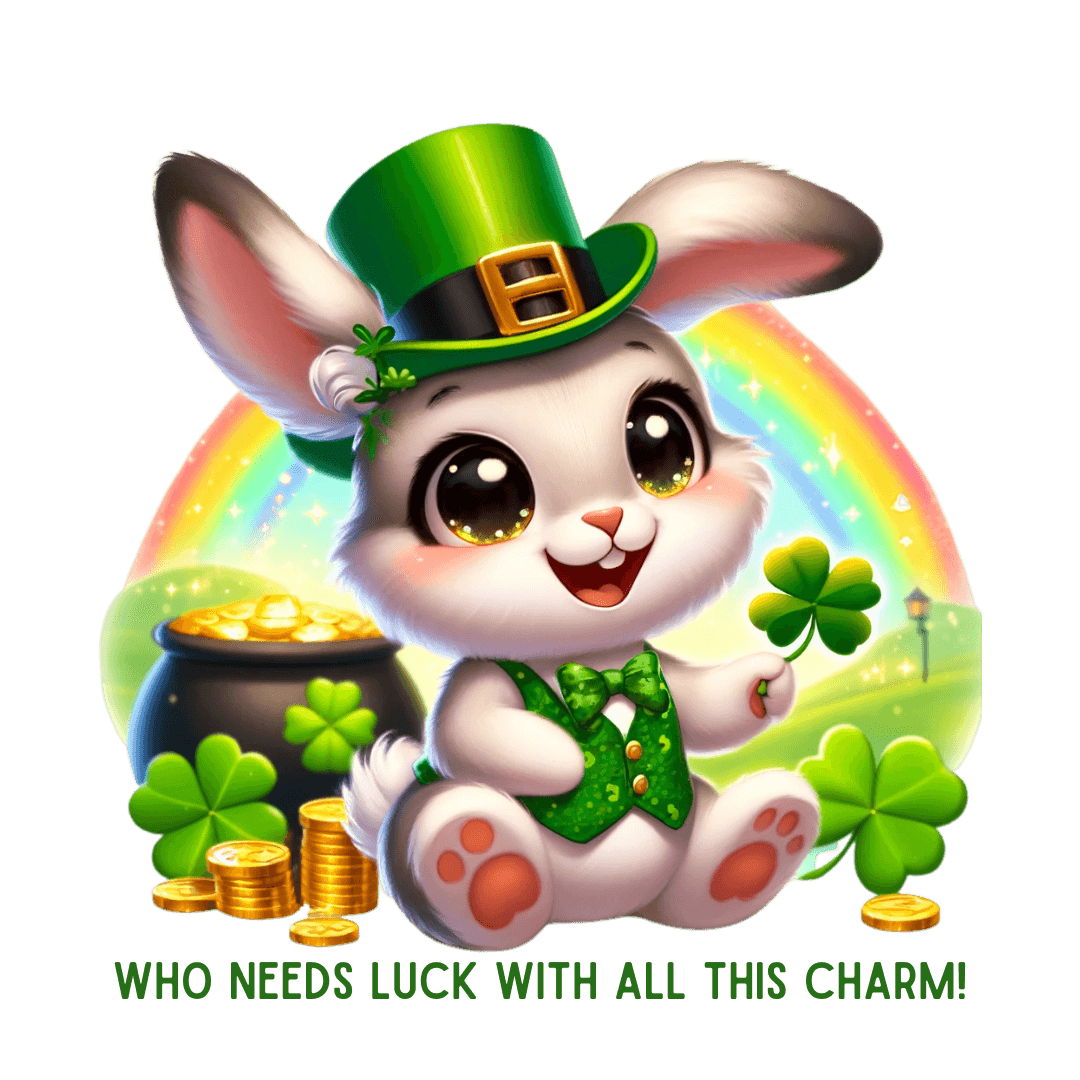 Who Needs Luck with All This Charm? Onesie - Spread Luck and Laughter! 🍀🍀 - Whippie's