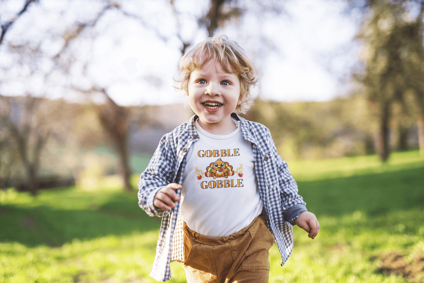 Thanksgiving Collection: GOBBLE GOBBLE Baby Onesie Celebrate Thanksgiving in Style! - Whippie's