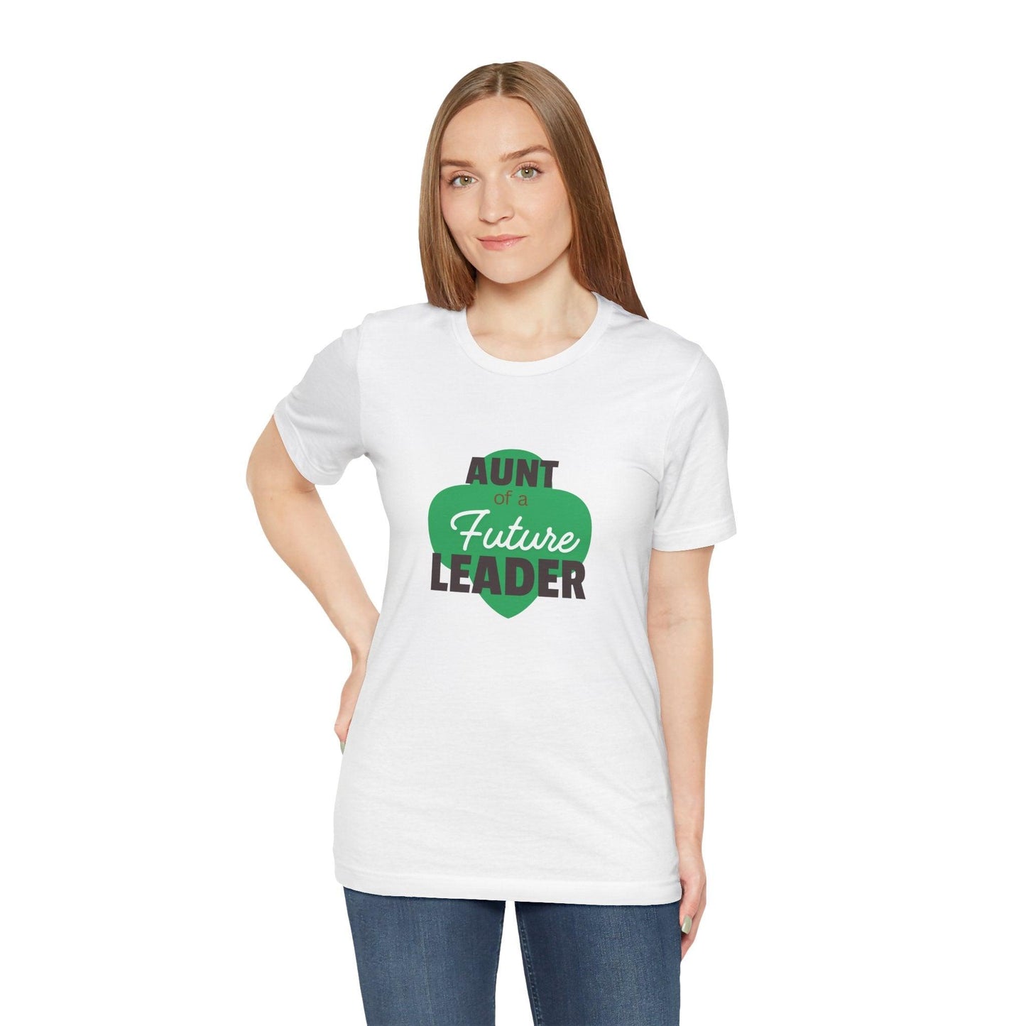 Father, Mother, Grandmother (any family or friend) of a Future Leader - Unisex Jersey Tee Support Her Journey! - Personalizable - Whippie's