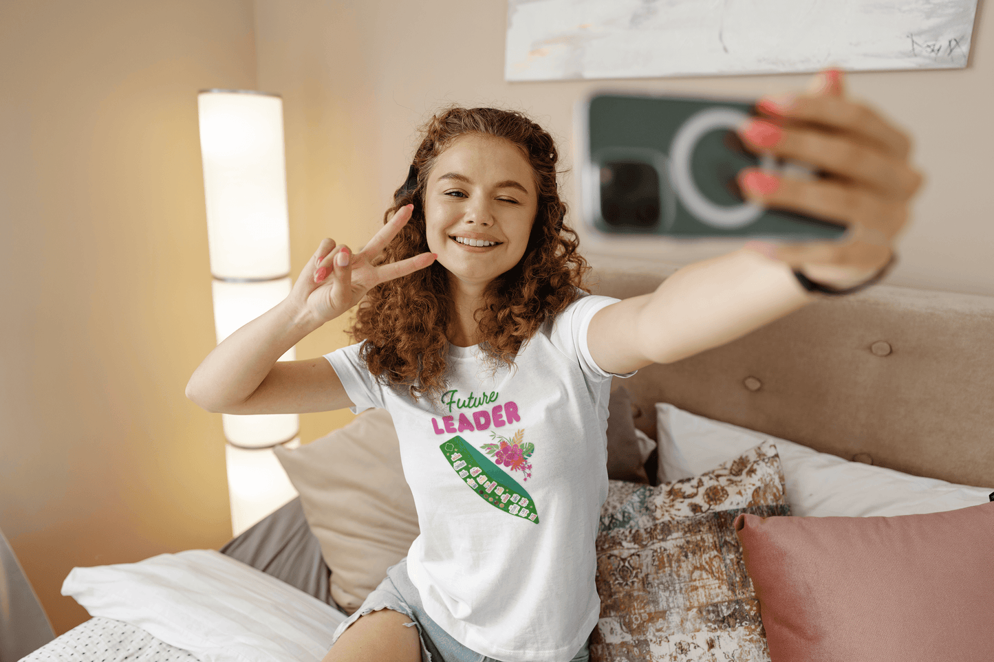 Future Leader - Girl Scout Youth Tee - Inspire Greatness! - Whippie's