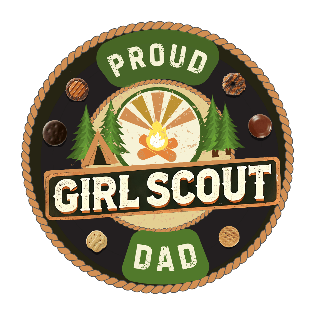 Proud Girl Scout Dad - Unisex Jersey Tee - Adventure Awaits! - Whippie's