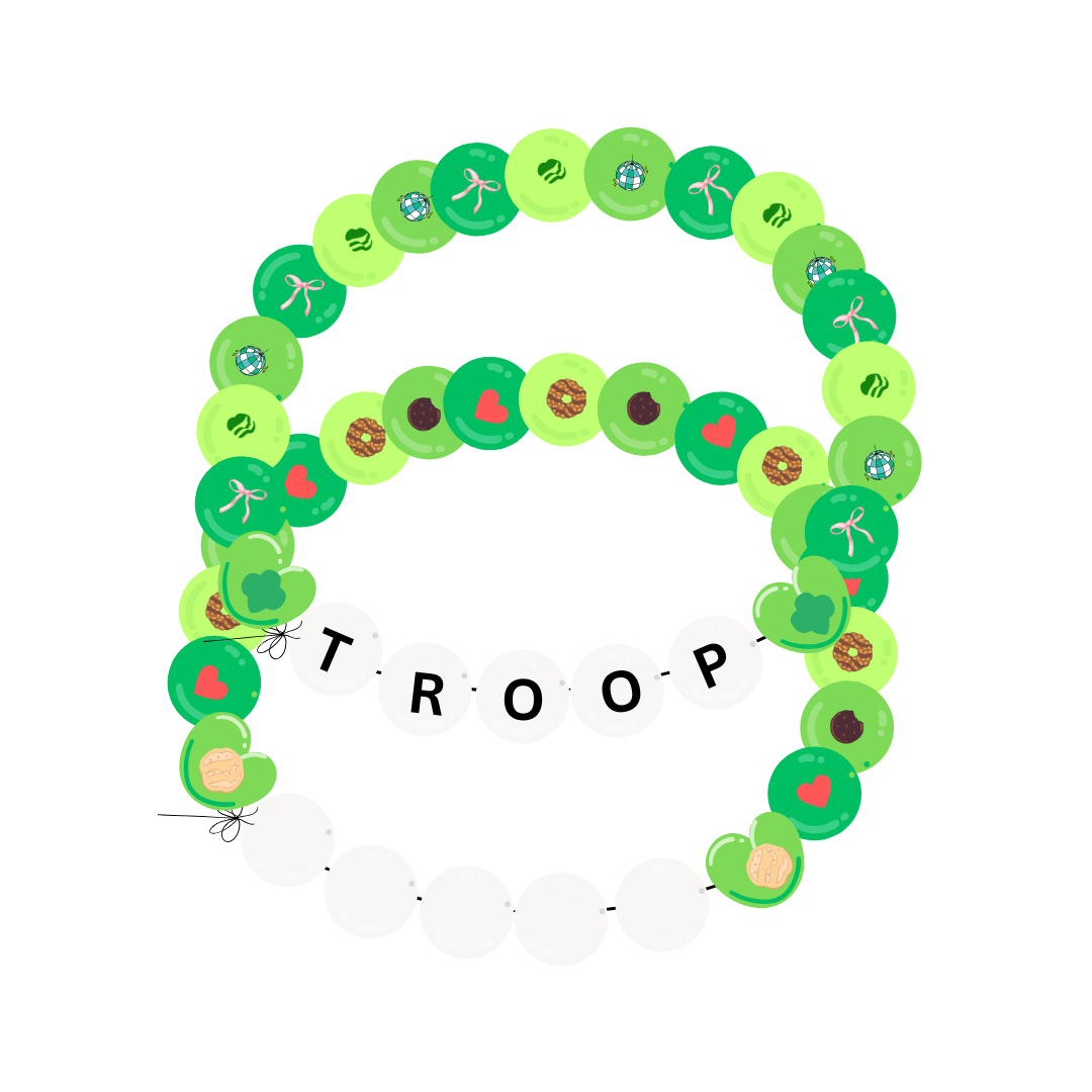 Girl Scout Troop Bracelet Tee - Women's - ✨ Show Your Troop Pride! ✨ - Whippie's