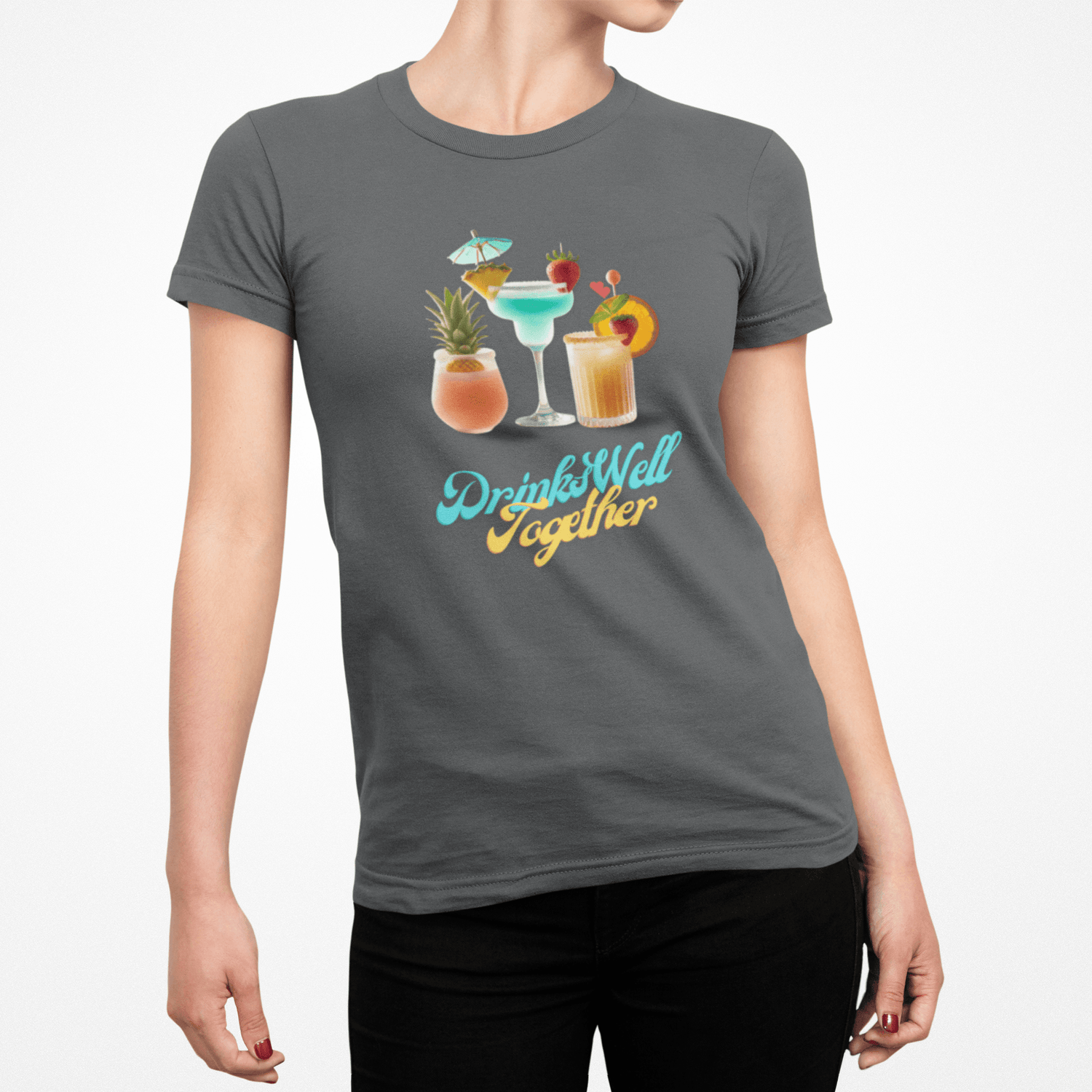 Drinks Well, Together - Women's Tee - Whippie's