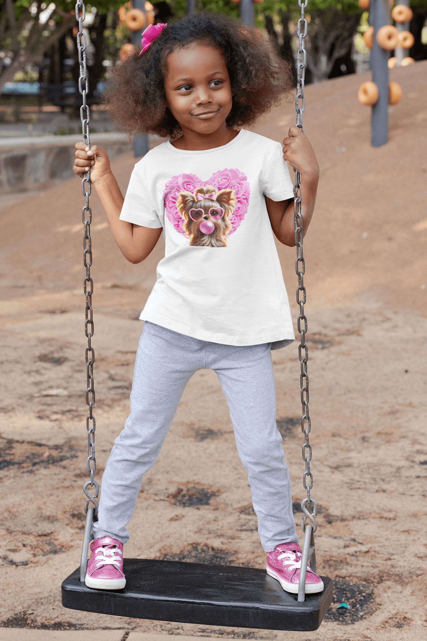 Yorkie Love Youth Tee - ๐ Cuteness Overload! ๐ - Whippie's