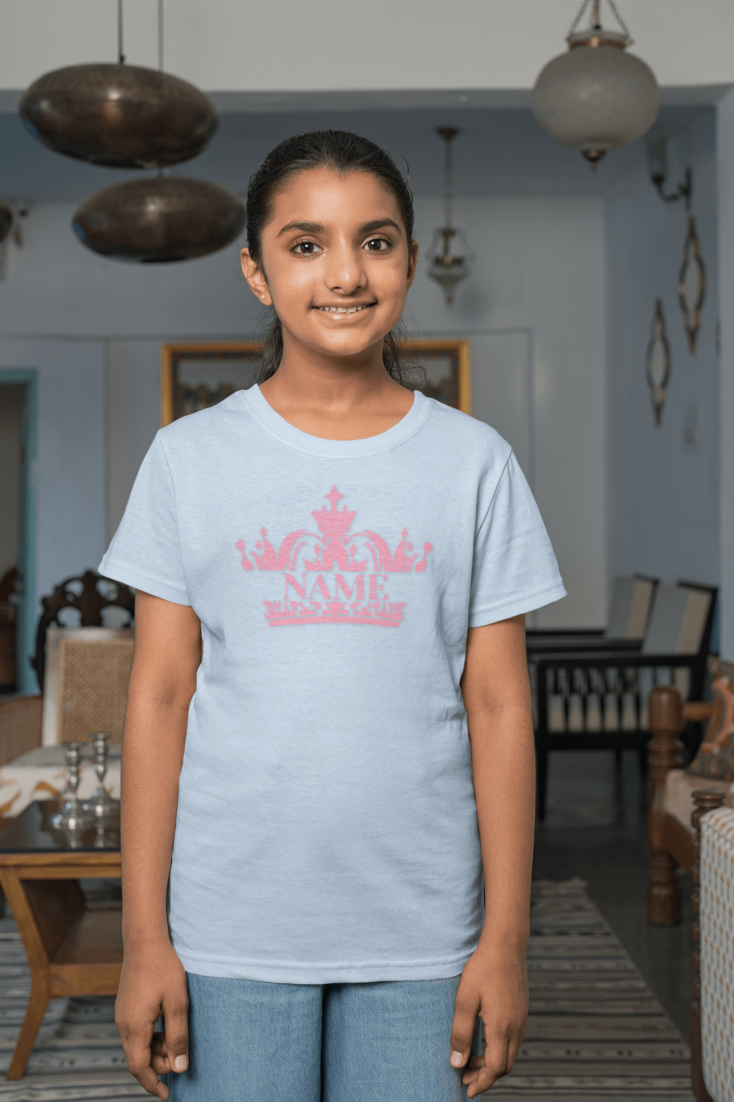 Crown Youth Tee - 👑 Rule Your World with Style! 👑 Personalizable - Whippie's