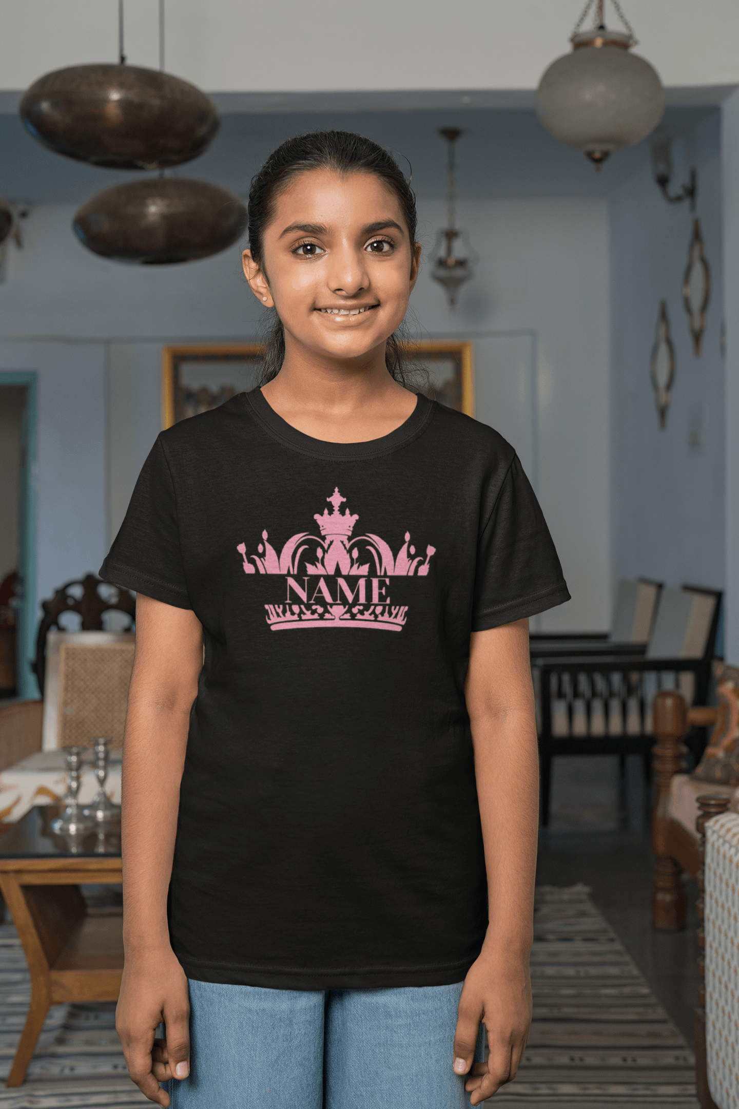 Crown Youth Tee - 👑 Rule Your World with Style! 👑 Personalizable - Whippie's