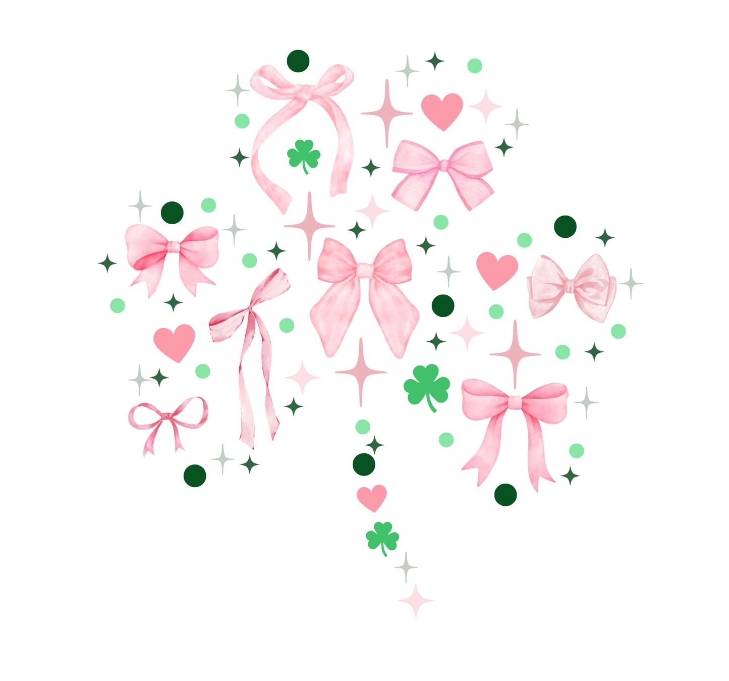 Shamrock Sparkle Youth Tee - โ๏ธ๐ Shine Bright this St. Patrick's Day! ๐โ๏ธ - Whippie's