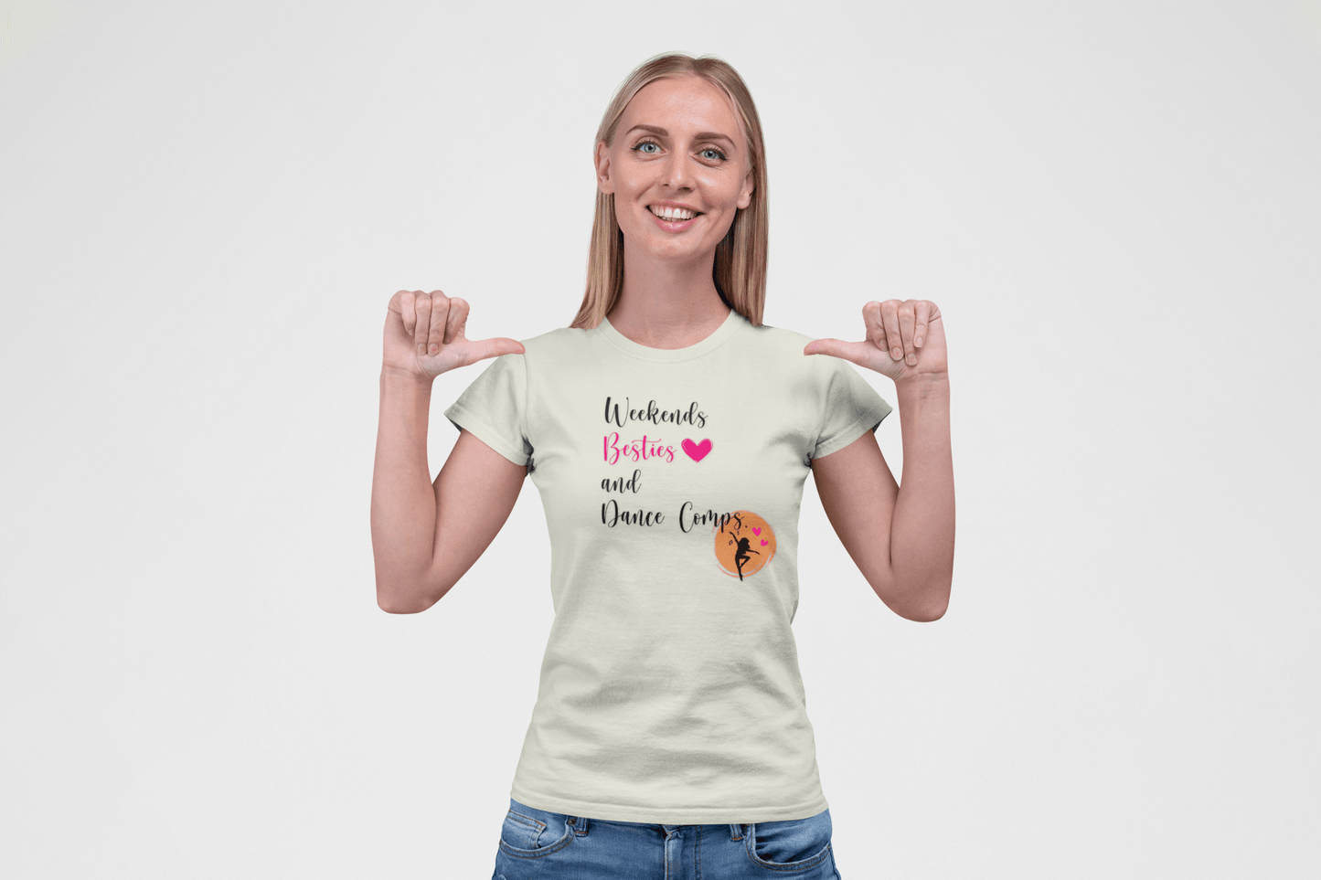 Weekends, Besties, & Dance Comps Unisex Jersey Tee - 👯♀️💖 Dance Friends Make the Best Friends! 💖👯♀️ - Whippie's