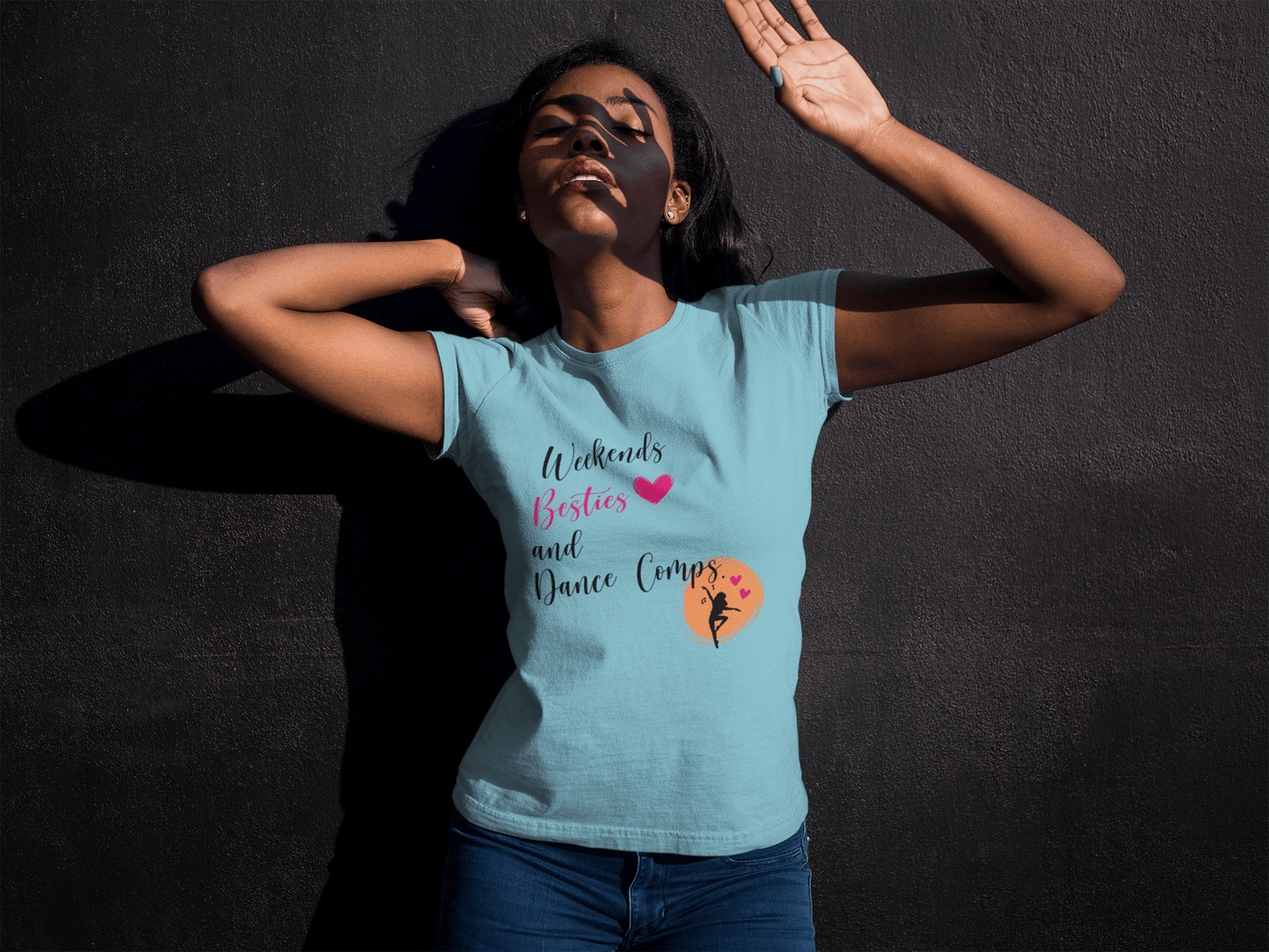 Weekends, Besties, & Dance Comps Unisex Jersey Tee - 👯♀️💖 Dance Friends Make the Best Friends! 💖👯♀️ - Whippie's