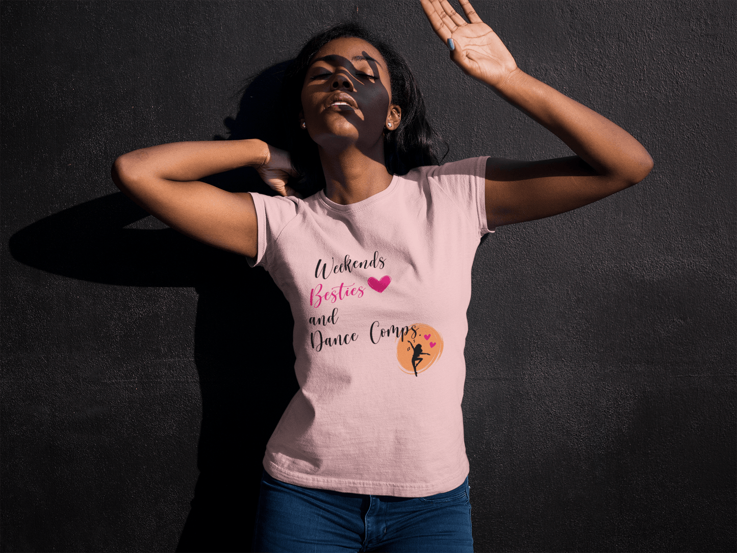 Weekends, Besties, & Dance Comps Unisex Jersey Tee - 👯♀️💖 Dance Friends Make the Best Friends! 💖👯♀️ - Whippie's