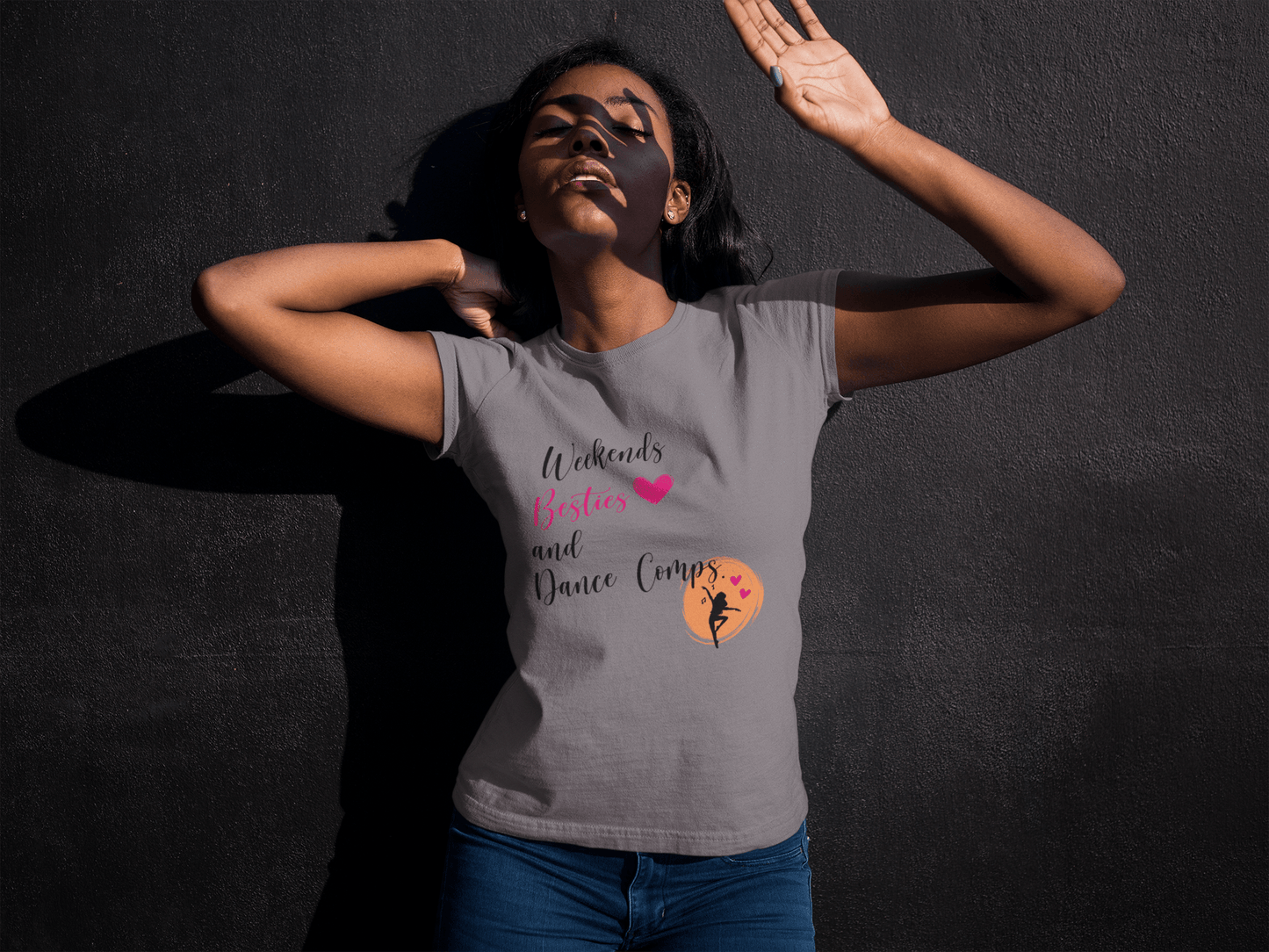 Weekends, Besties, & Dance Comps Unisex Jersey Tee - 👯♀️💖 Dance Friends Make the Best Friends! 💖👯♀️ - Whippie's