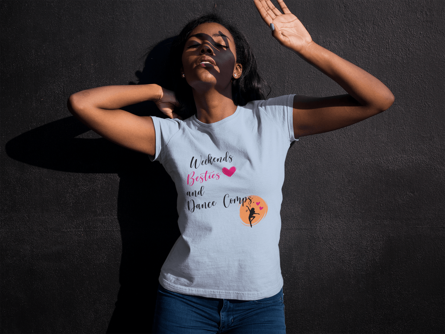 Weekends, Besties, & Dance Comps Unisex Jersey Tee - 👯♀️💖 Dance Friends Make the Best Friends! 💖👯♀️ - Whippie's