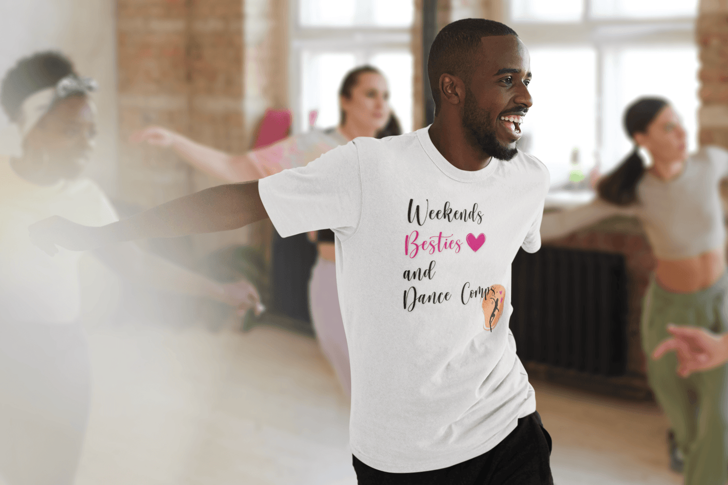 Weekends, Besties, & Dance Comps Unisex Jersey Tee - 👯♀️💖 Dance Friends Make the Best Friends! 💖👯♀️ - Whippie's