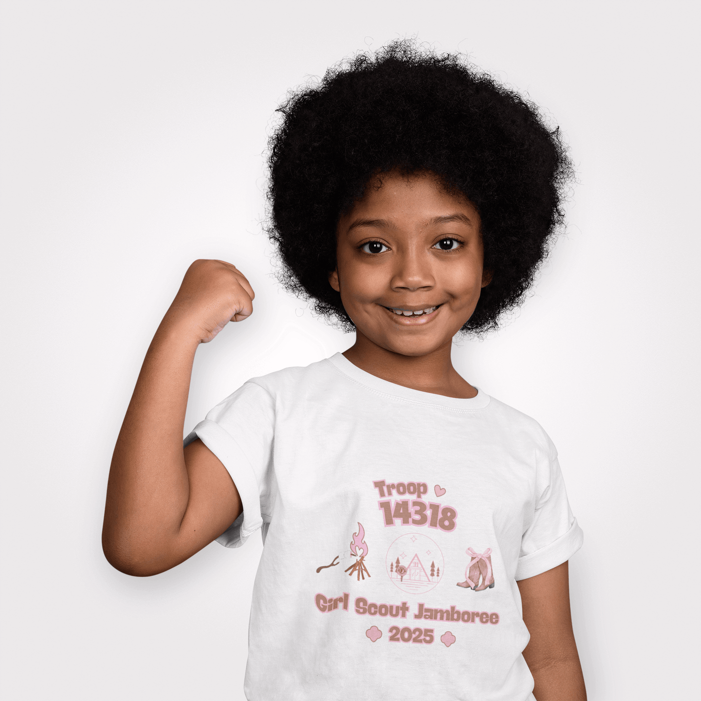 Girl Scout Jamboree Youth Tee - 2025 - Personalizable - Whippie's