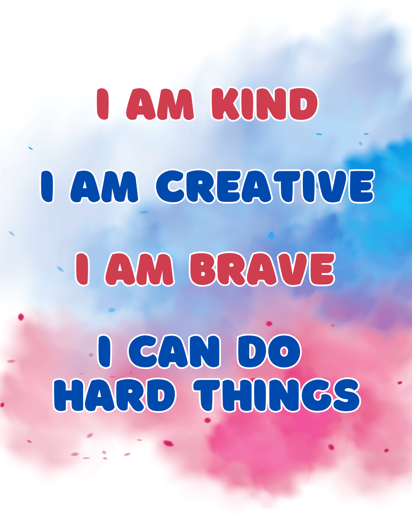 I Can Do Hard Things Stainless Steel Water Bottle - Personalizable - Whippie's