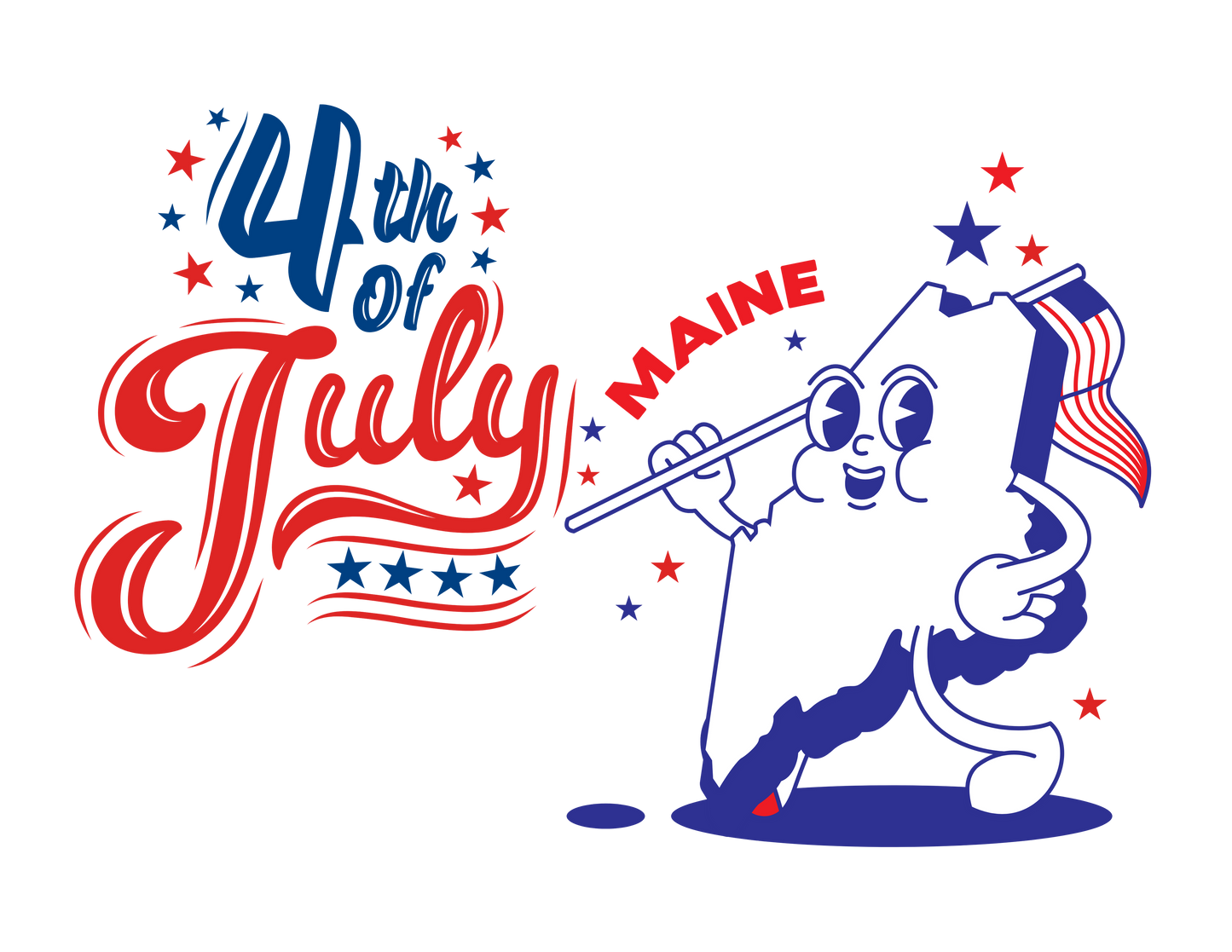 State Flag Pride - 4th of July Tee - Personalizable - Whippie's