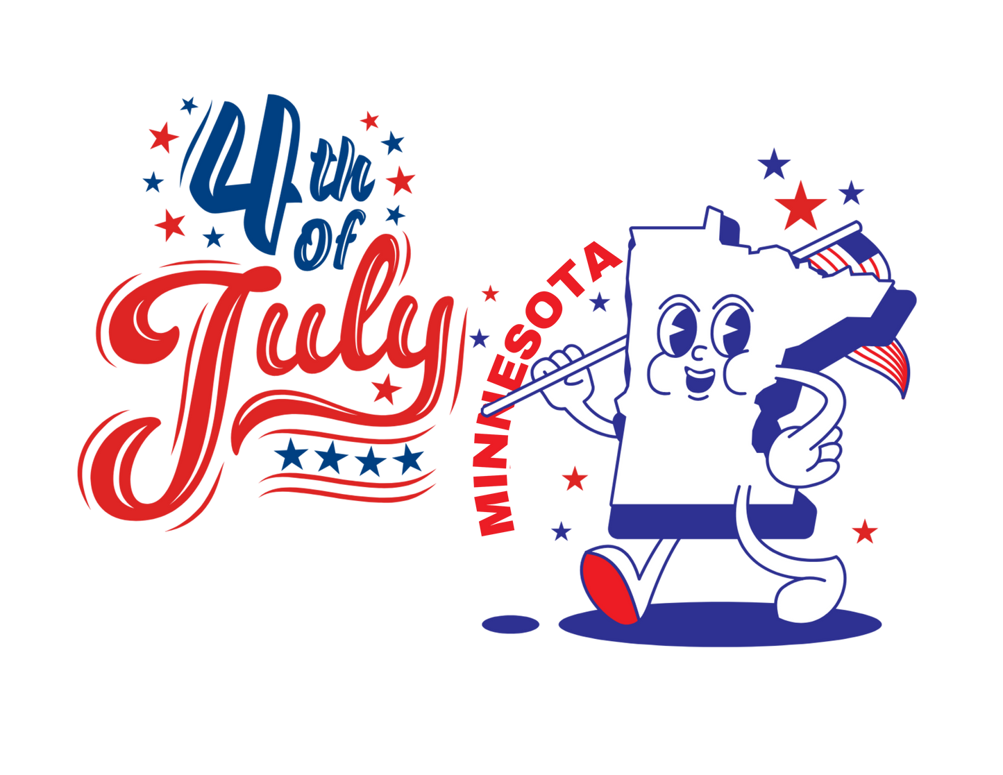 State Flag Pride - 4th of July Tee - Personalizable - Whippie's
