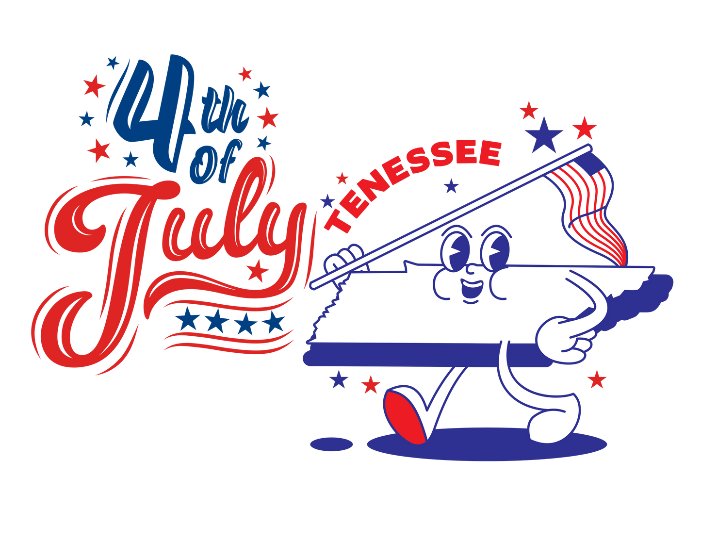 State Flag Pride - 4th of July Tee - Personalizable - Whippie's