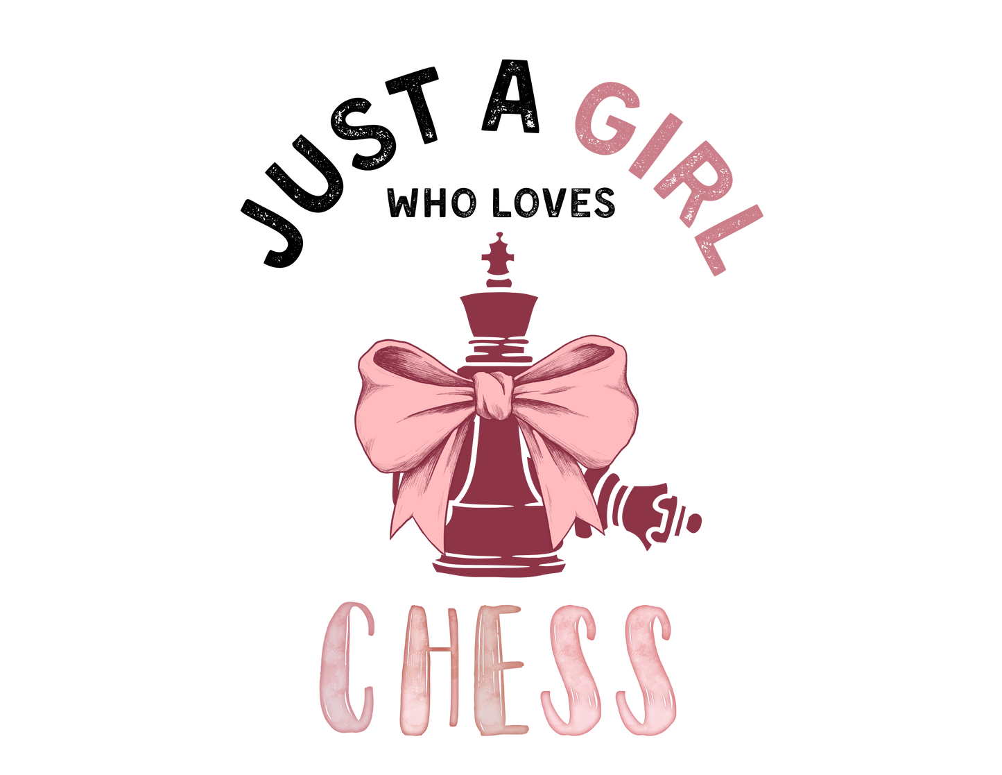 Just a Girl Who Loves... Graphic Women's Baby Tee | Choose Your Passion ๐ - Personalizable - Whippie's