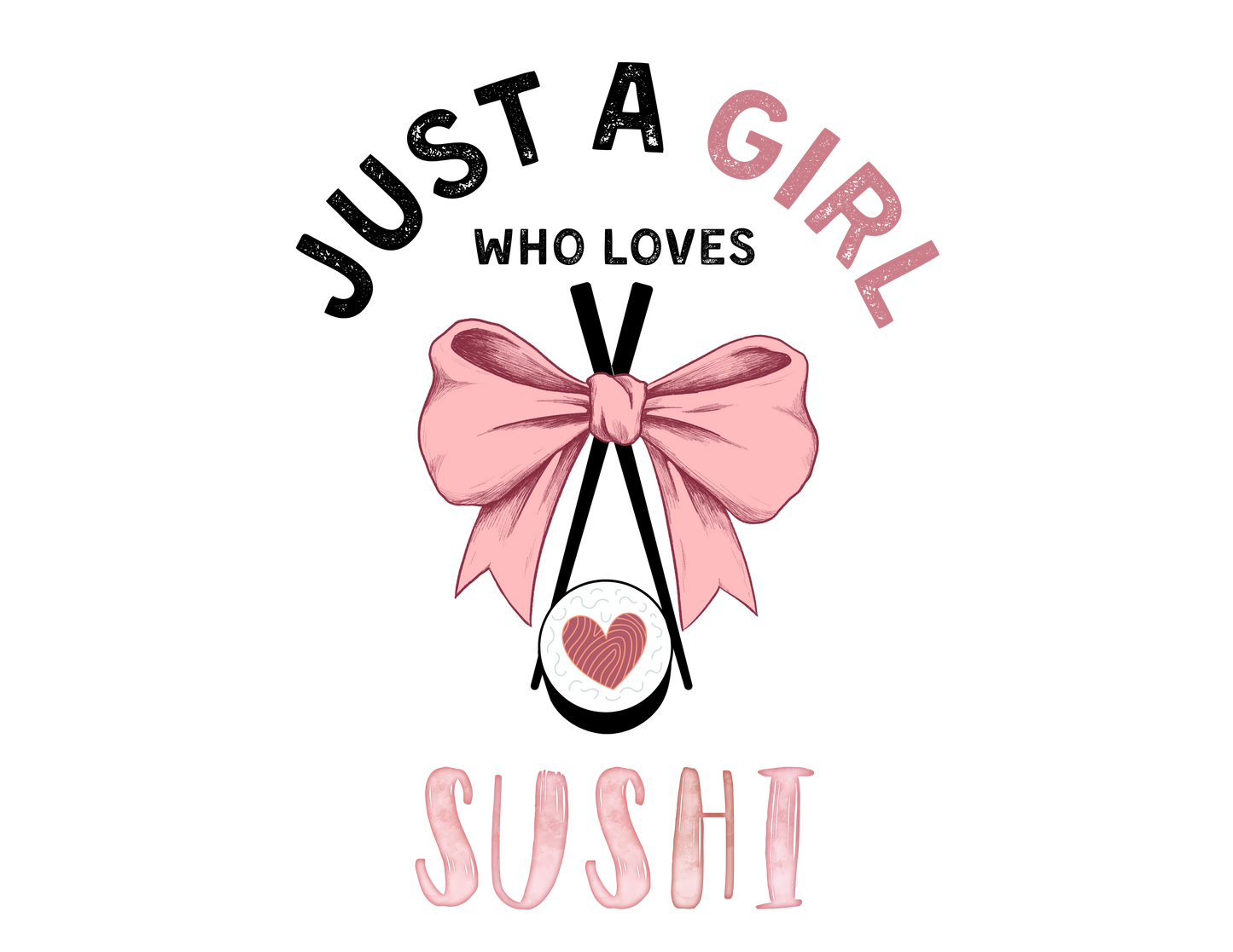 Just a Girl Who Loves... Graphic Women's Baby Tee | Choose Your Passion ๐ - Personalizable - Whippie's