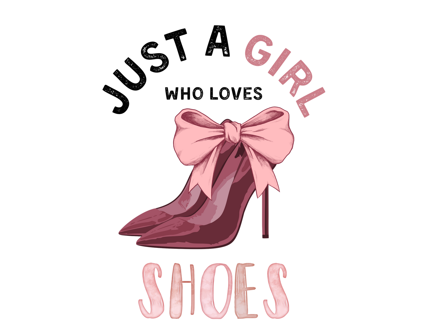 Just a Girl Who Loves... Graphic Women's Baby Tee | Choose Your Passion ๐ - Personalizable - Whippie's