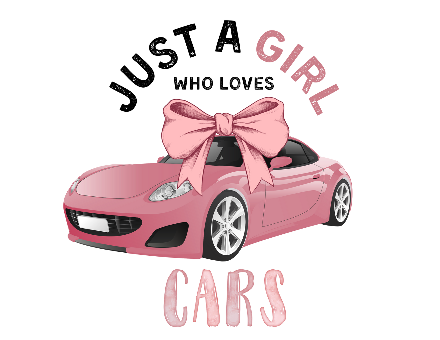Just a Girl Who Loves... Graphic Women's Baby Tee | Choose Your Passion ๐ - Personalizable - Whippie's