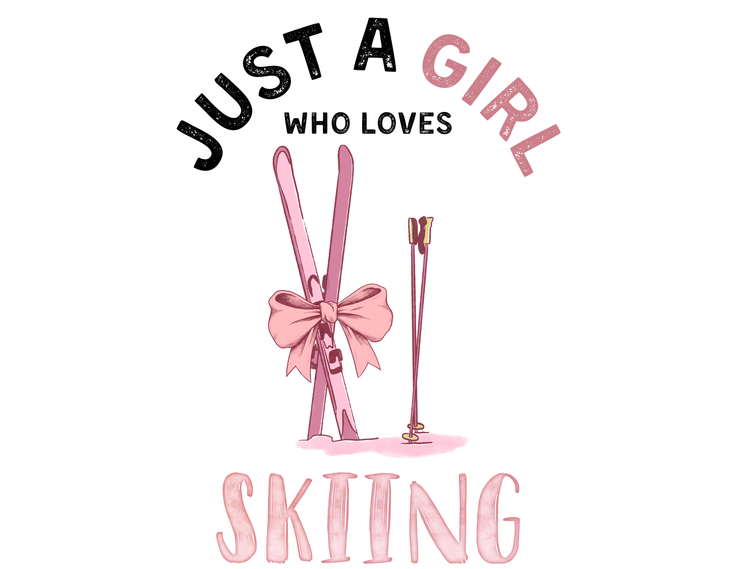 Just a Girl Who Loves... Graphic Women's Baby Tee | Choose Your Passion ๐ - Personalizable - Whippie's
