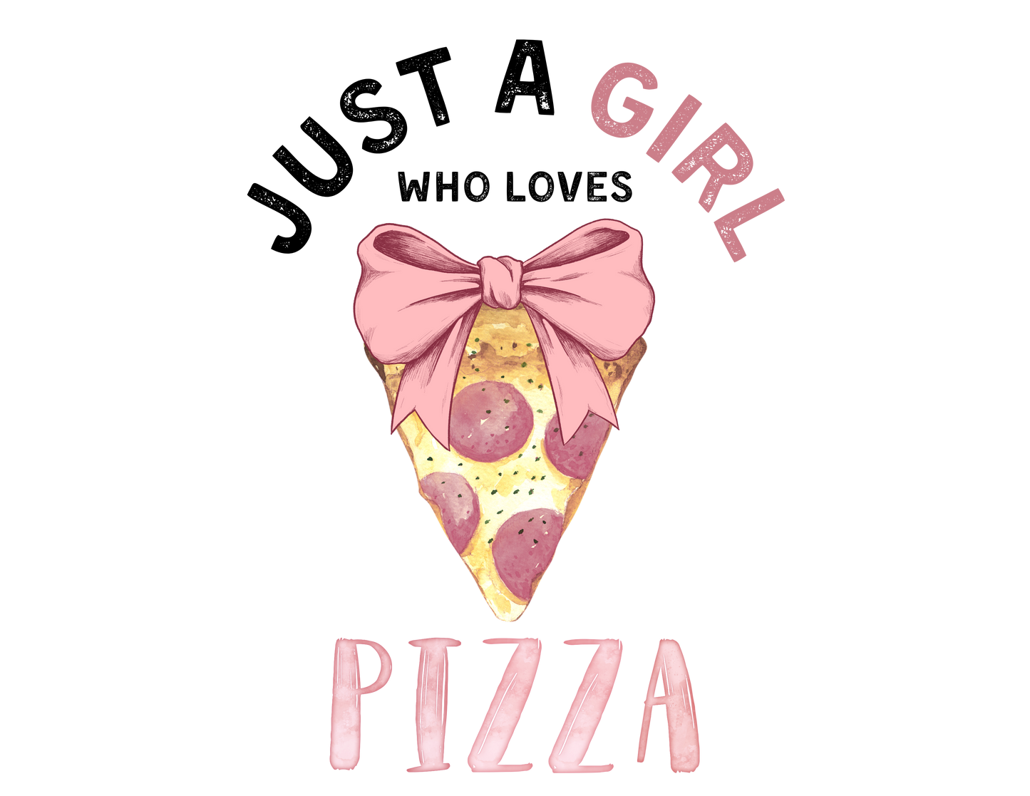 Just a Girl Who Loves... Graphic Women's Baby Tee | Choose Your Passion ๐ - Personalizable - Whippie's