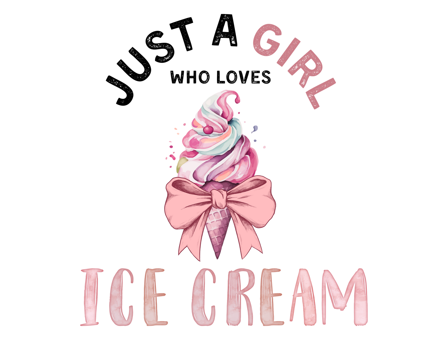 Just a Girl Who Loves... Graphic Women's Tee | Choose Your Passion 💖 - Personalizable - Whippie's