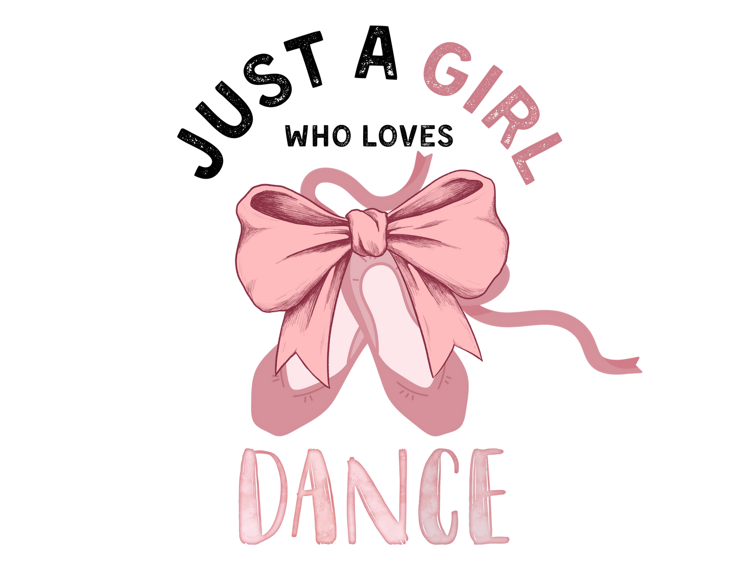 Just a Girl Who Loves... Graphic Women's Tee | Choose Your Passion 💖 - Personalizable - Whippie's