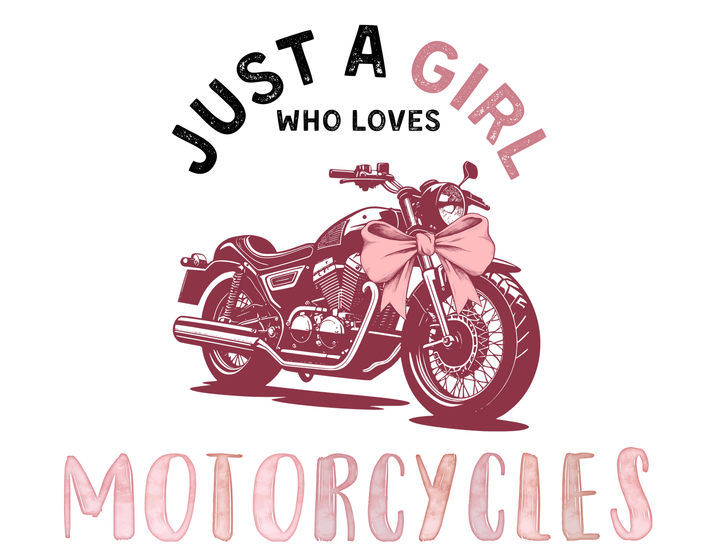 Just a Girl Who Loves... Graphic Women's Tee | Choose Your Passion 💖 - Personalizable - Whippie's