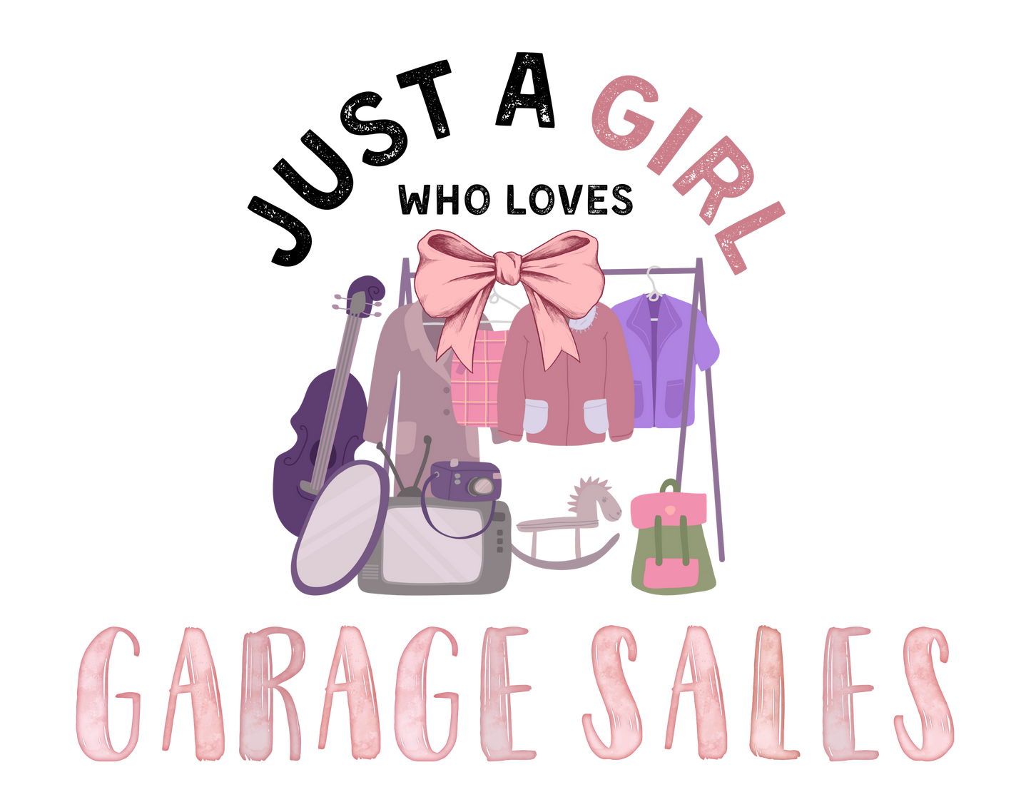 Just a Girl Who Loves... Graphic Women's Tee | Choose Your Passion 💖 - Personalizable - Whippie's