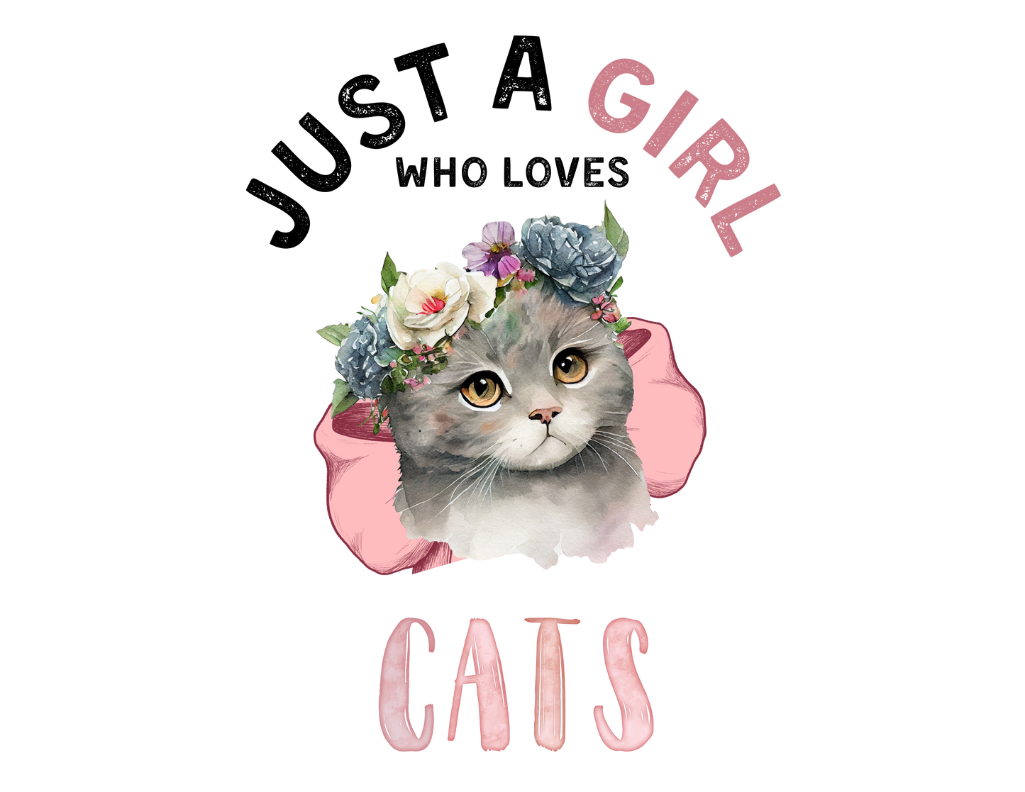 Just a Girl Who Loves... Graphic Women's Tee | Choose Your Passion 💖 - Personalizable - Whippie's