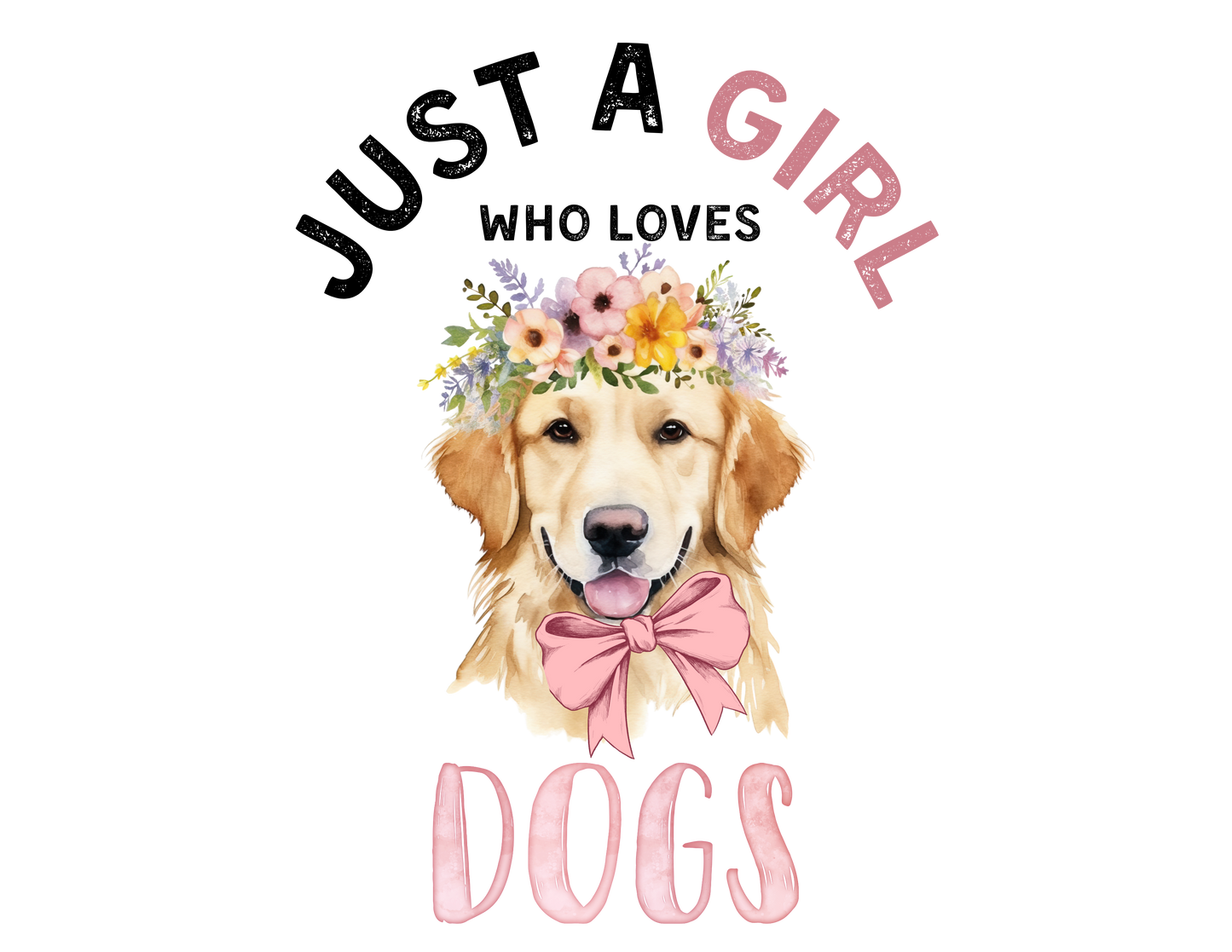 Just a Girl Who Loves... Graphic Women's Tee | Choose Your Passion 💖 - Personalizable - Whippie's
