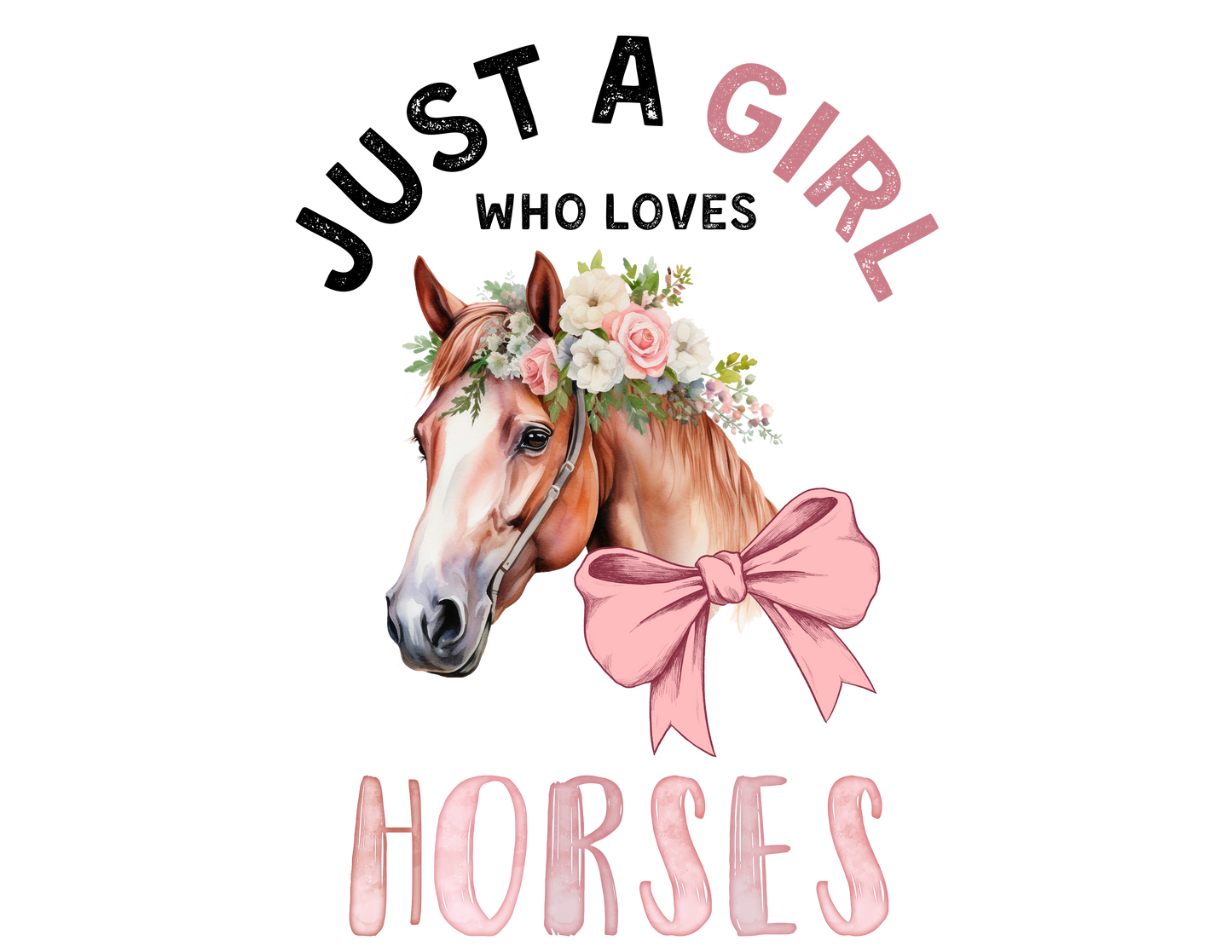 Just a Girl Who Loves... Graphic Women's Tee | Choose Your Passion 💖 - Personalizable - Whippie's