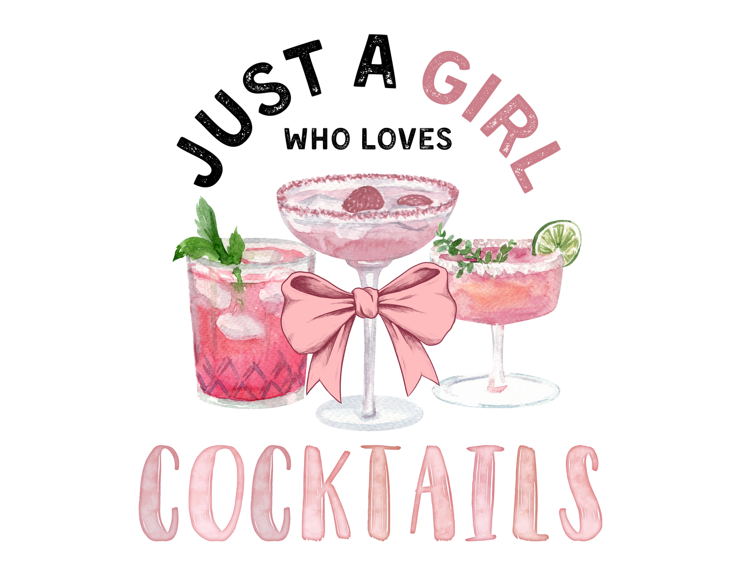 Just a Girl Who Loves... Graphic Women's Tee | Choose Your Passion 💖 - Personalizable - Whippie's