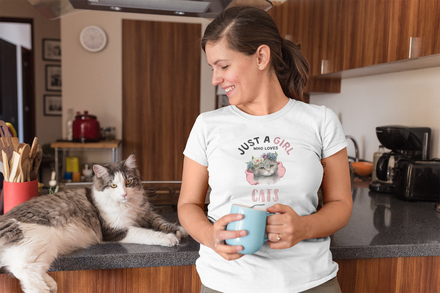Just a Girl Who Loves... Graphic Women's Tee | Choose Your Passion 💖 - Personalizable - Whippie's