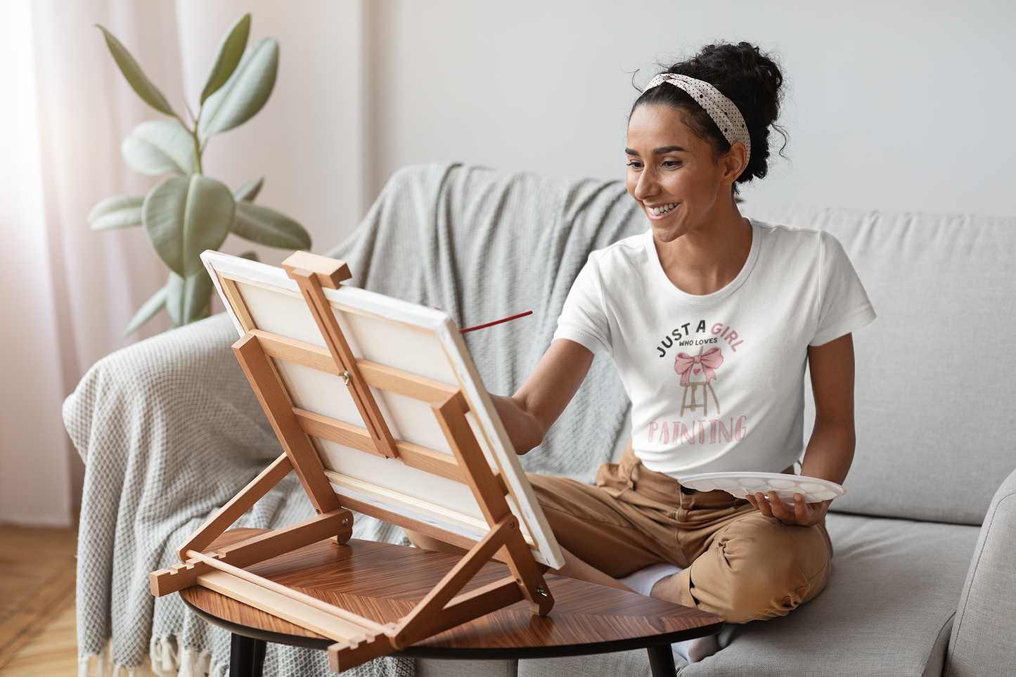 Just a Girl Who Loves... Graphic Women's Tee | Choose Your Passion 💖 - Personalizable - Whippie's