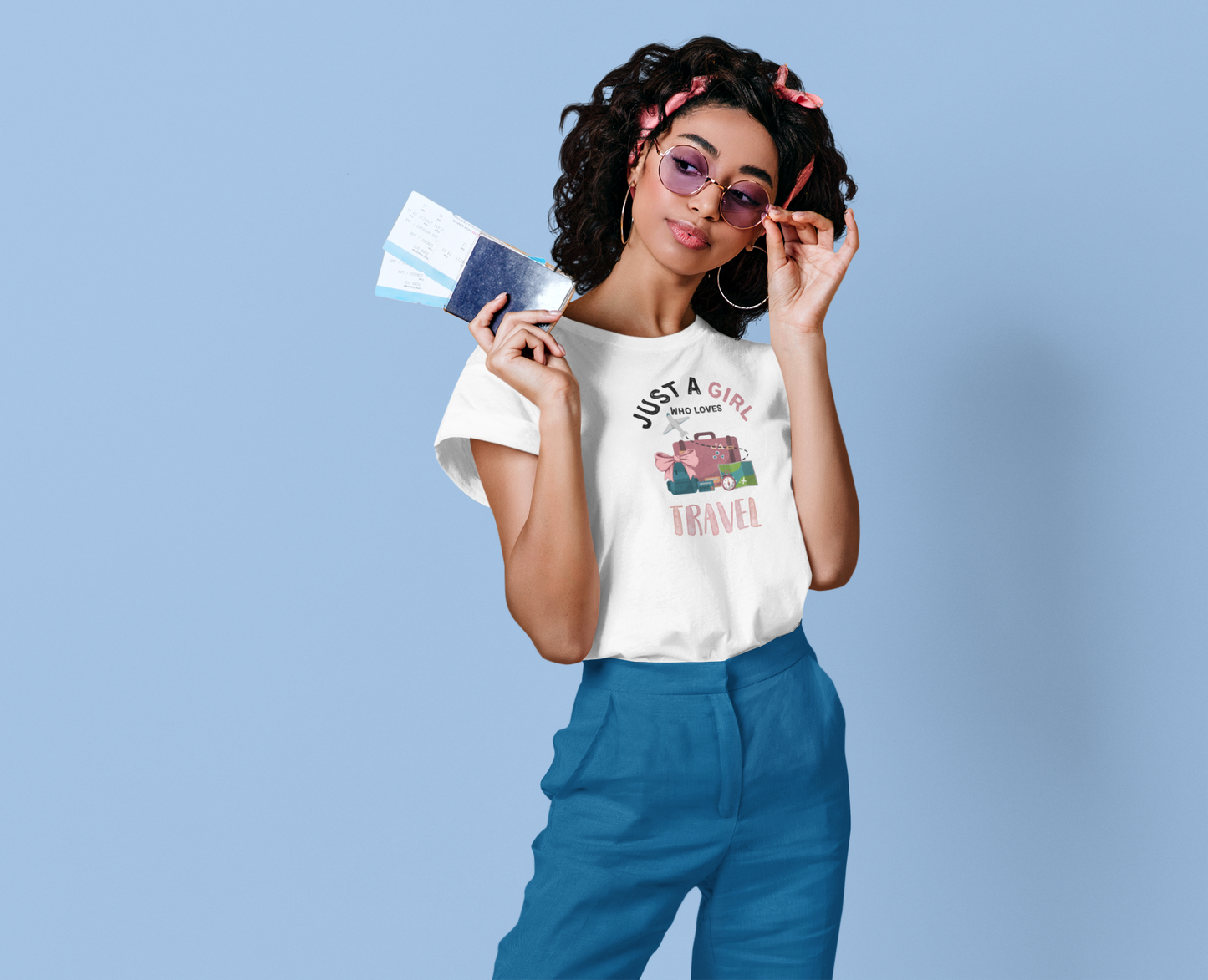 Just a Girl Who Loves... Graphic Women's Tee | Choose Your Passion 💖 - Personalizable - Whippie's