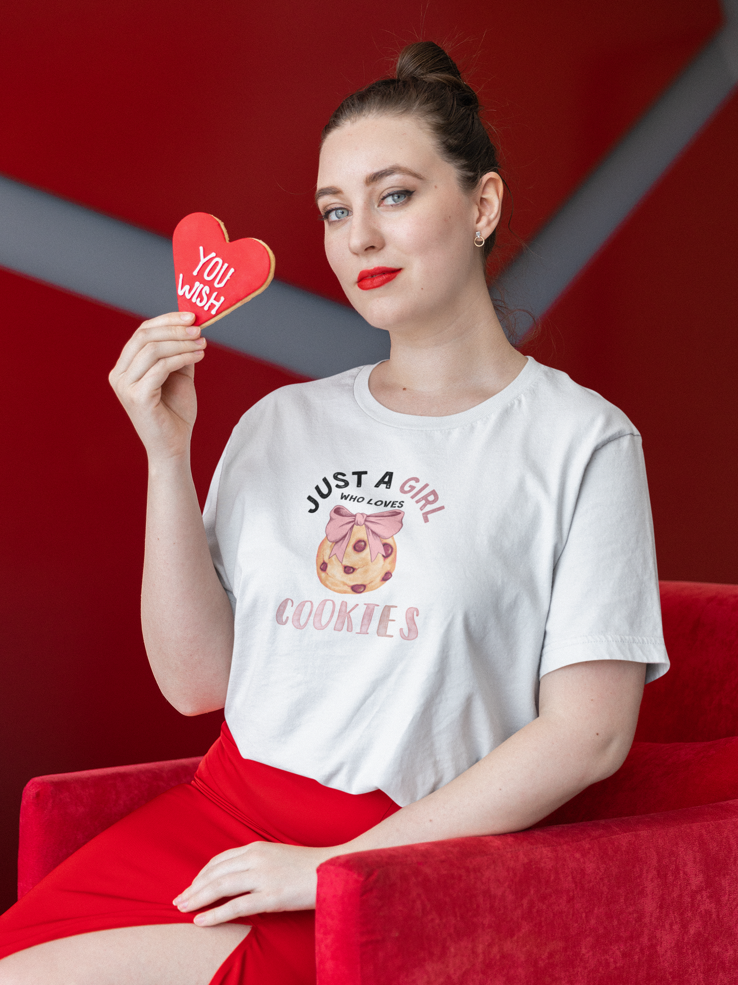 Just a Girl Who Loves... Graphic Women's Tee | Choose Your Passion 💖 - Personalizable - Whippie's