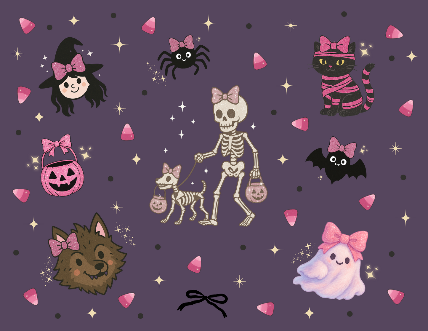 Pink Halloween Squad Sleeveless Sundress - Personalizable - Whippie's