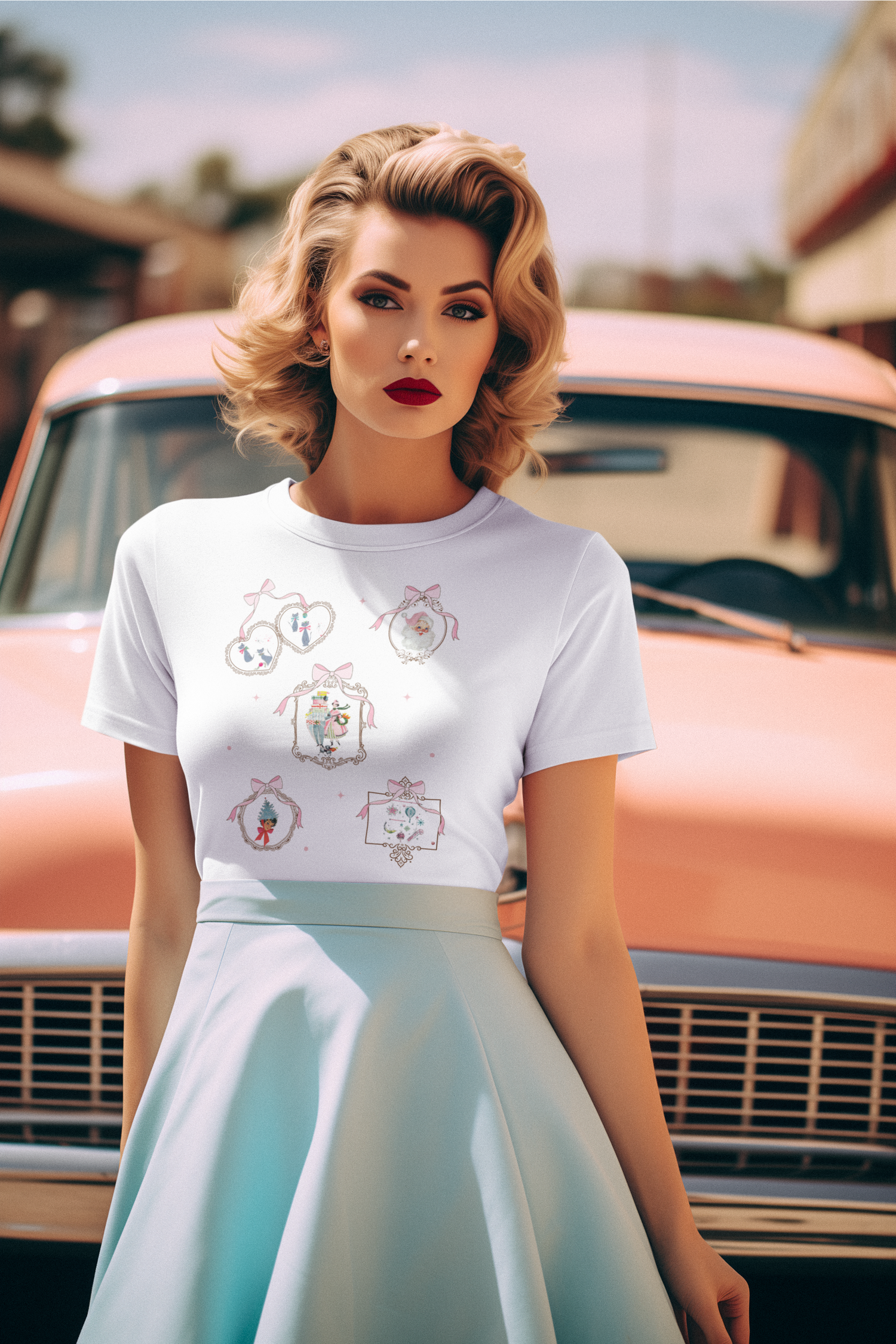 Retro Christmas T-Shirt, Vintage Holiday