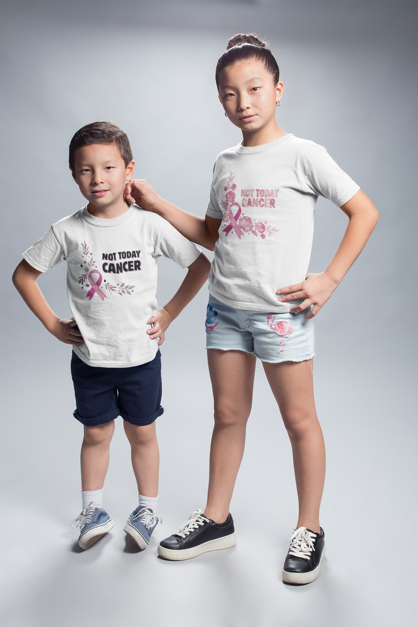 Lisa Whippie Fundraiser Breast Cancer Tee - Not Today Cancer Geometric Youth