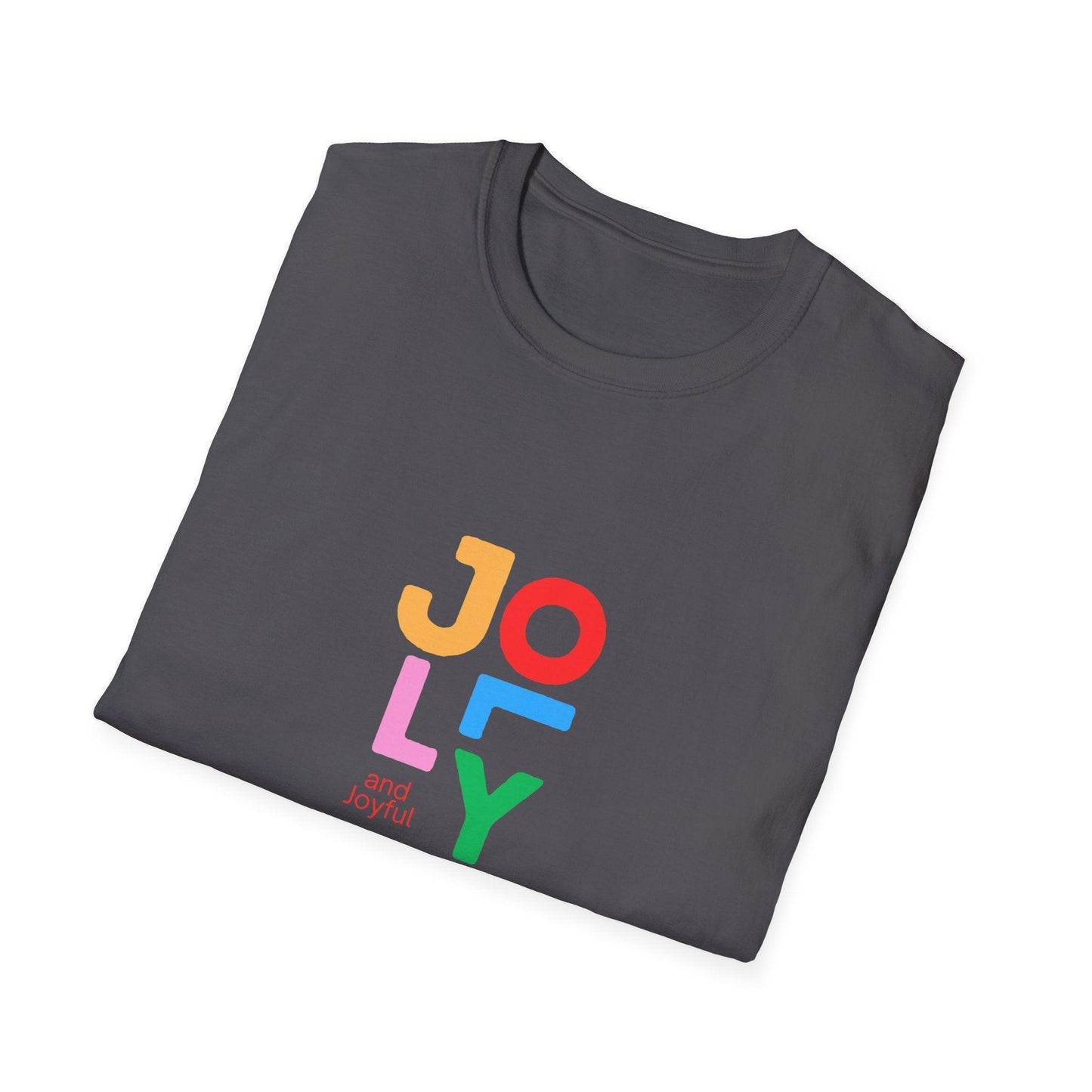 Jolly & Joyful: A Christmas Explosion of Cheer 🎄🎉- Unisex Softstyle T-shirt - Whippie's