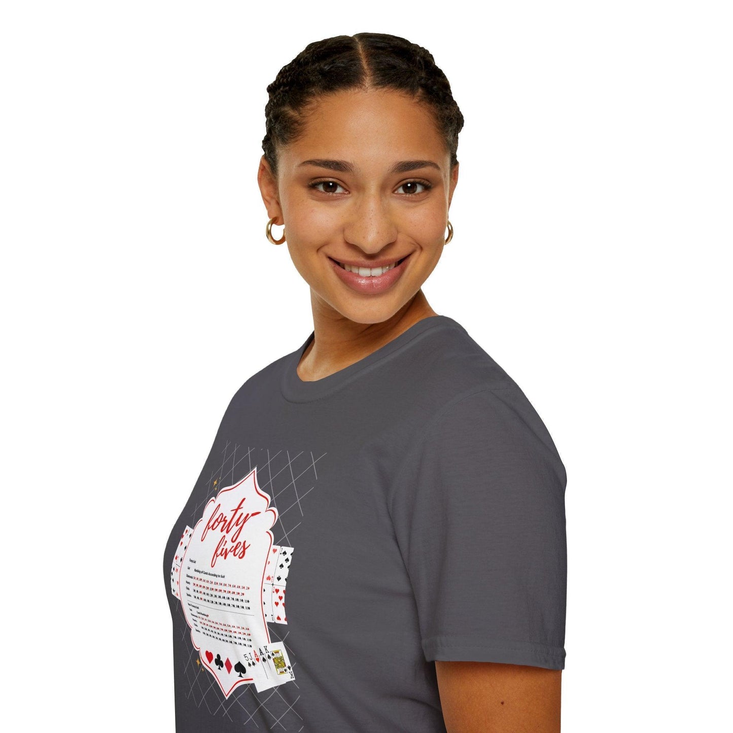 Forty-Fives Card Rankings - Unisex T-Shirt - Whippie's